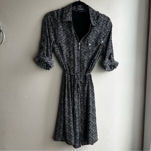 Express Black and White Dress